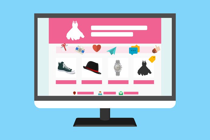 template of website view