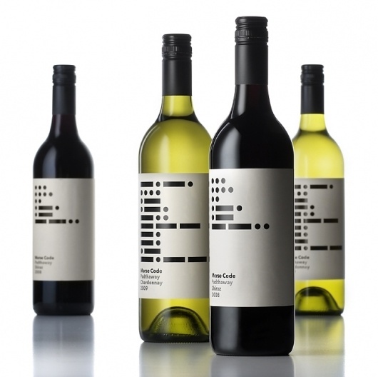 Packaging Work by Parallax Design #morse #code #wine