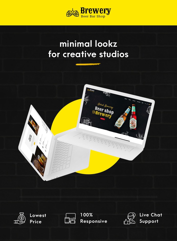 #Brewery - #Beer #Bar & #Pub - #Prestashop #Responsive #Theme #eCommerce #Website #Design #Template