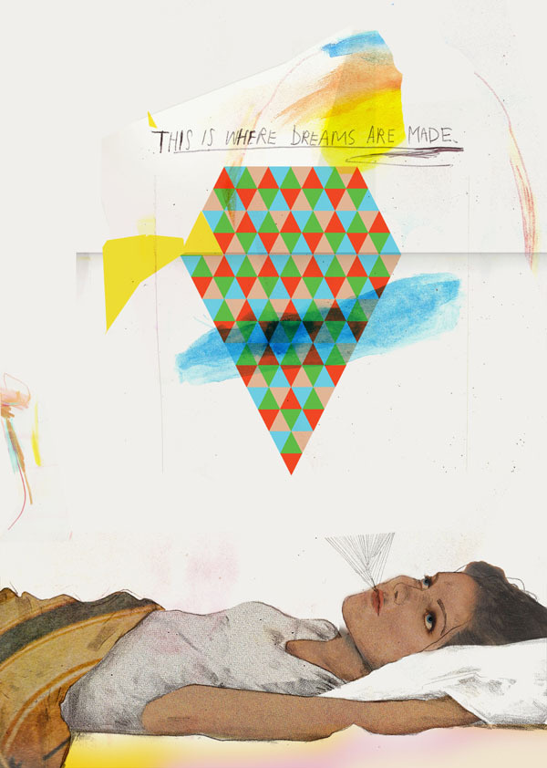 Kathryn Macnaughton #macnaughton #illustration #kathryn #dreams #collage