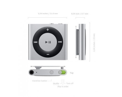Apple hat heute eine ganze Reihe neuer iPods vorgestellt. Dieses Foto zeigt den überarbeiteten iPod Shuffle der vierten Generation. Die woh #apple #design #ipod