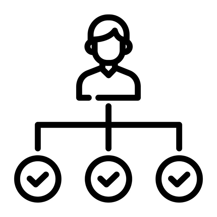 See more icon inspiration related to boss, organization, worker, user, tasks, people, business and finance and networking on Flaticon.