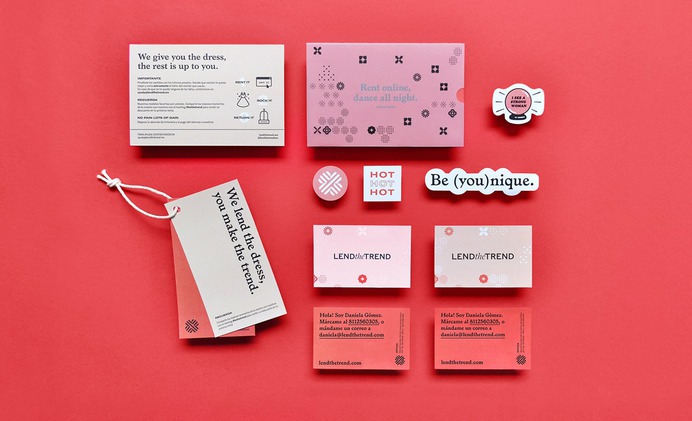 Lend The Trend - Mindsparkle Mag Firmalt Agency designed Lend the Trend – an online dress rental platform designed to be easy, fun & feminine. #logo #packaging #identity #branding #design #color #photography #graphic #design #gallery #blog #project #mindsparkle #mag #beautiful #portfolio #designer