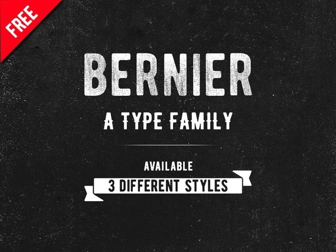 Bernier : Free Retro Look Font Family