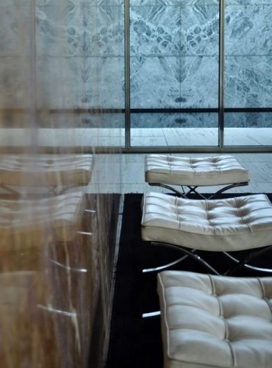 Merde! - habitualbliss: Barcelona Pavilion, Mies Van Der... #interior #design