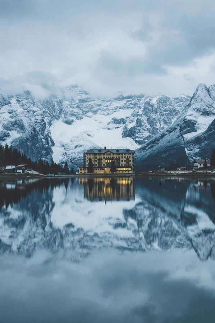 Lake Misurina by Leo Thomas