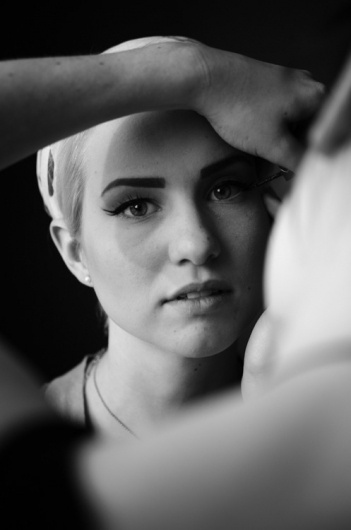 TREVOR CHRISTENSEN #model #blackwhite #makeup #beauity #fashion