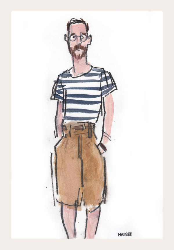 Capsule | Snap Sketch - NYTimes.com #mark #haines #shorts #fashion #man #sketch