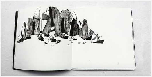 Paisaje Taquigráfico on the Behance Network #diego #ink #pinzon #book #illustration #diary #editorial