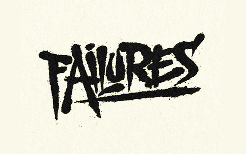 Failures by Simon Ã…lander. #design #graphic #typography