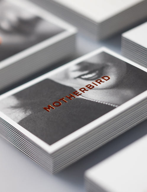 graphicporn:Motherbird #card #letterpress #business