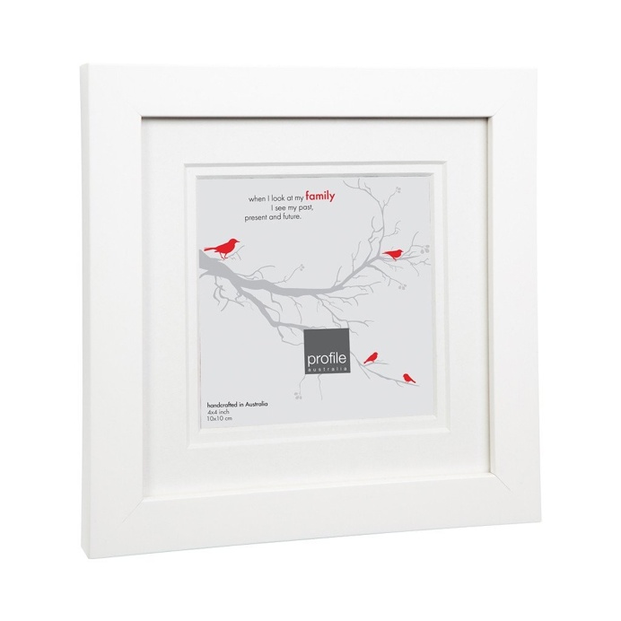 Deluxe White Photo Frame , 20 cm x 20 cm