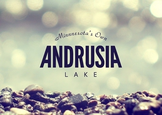 Logo Project: Branding 10,000 Lakes #effects #avant #type #logo #colour #typography