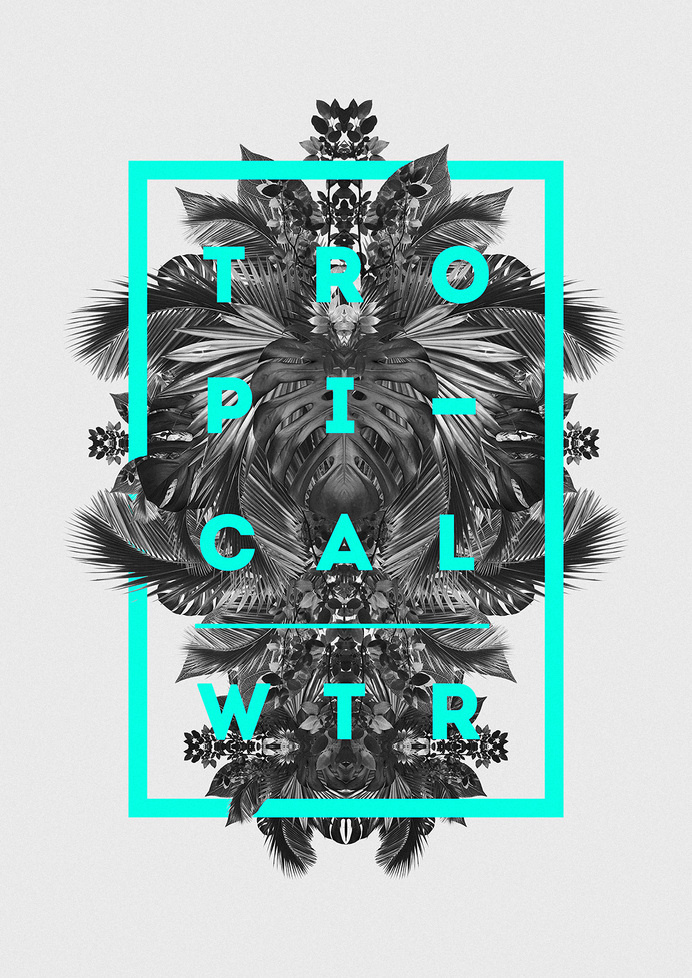 Tropical Winter by Ricardo GarciaÂ #poster #typography