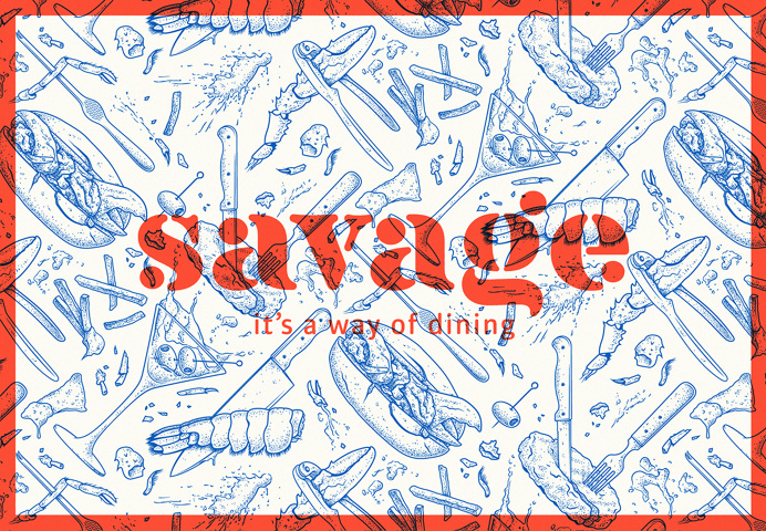 SAVAGE lobster restaurant on Behance