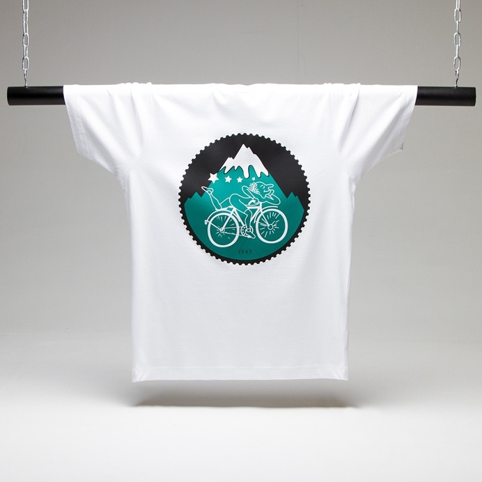 Albert Hofmann Bicycle Day t-shirt by Wasted Heroes