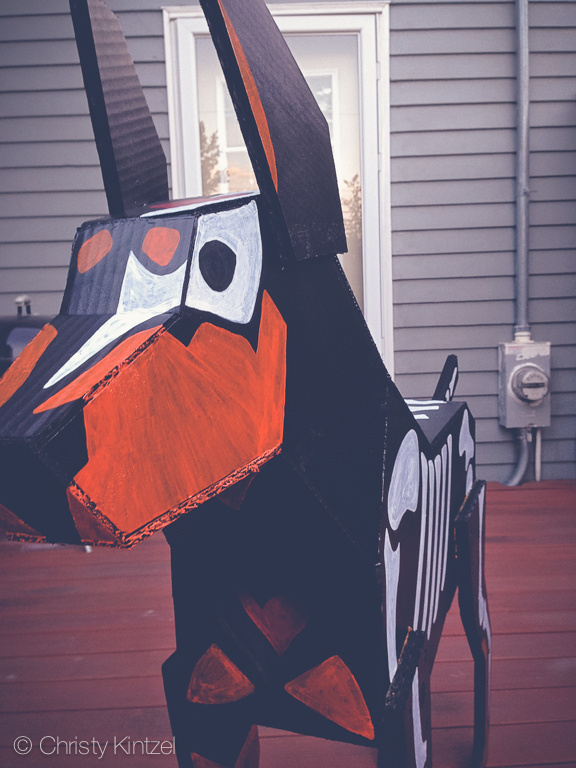 Tumblr, doberman.photos, shinyblackdeer #dia #muertos #los #cardboard #de #doberman #dog