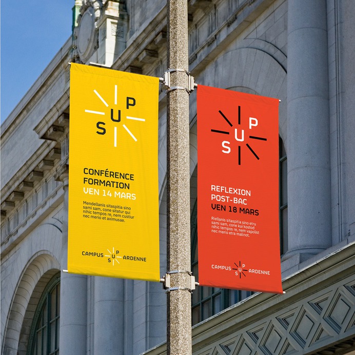 Campus Sup Ardenne - Naming & brand design on Behance