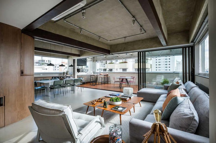 living room, Brazil / Mandarina Arquitetura