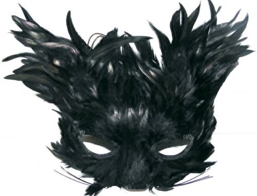 feather mask
