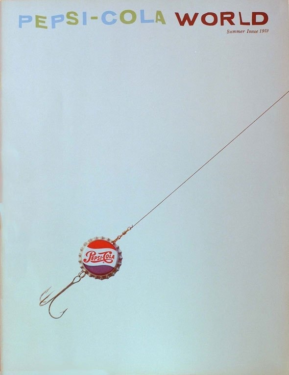 Robert Brownjohn | PICDIT #design #pepsi #vintage #art #poster