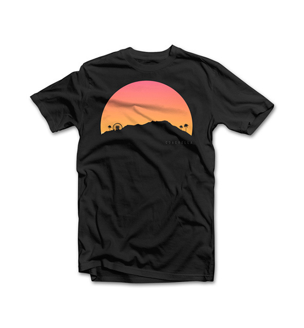 Coachella t-shirt / Edoardo Chavarin #festival #design #shirt #illustration #typograph #shirts