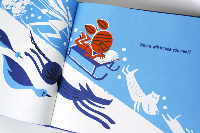 The Best Book in the World by Rilla Alexander #book #snow #best #illustration #reading