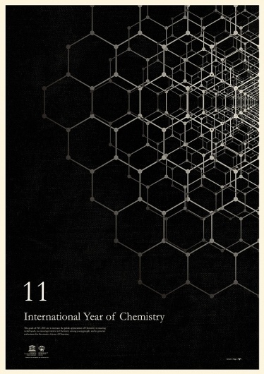 excites | Graphic Designer | Simon C Page #year #chemestry #print #graphic #poster