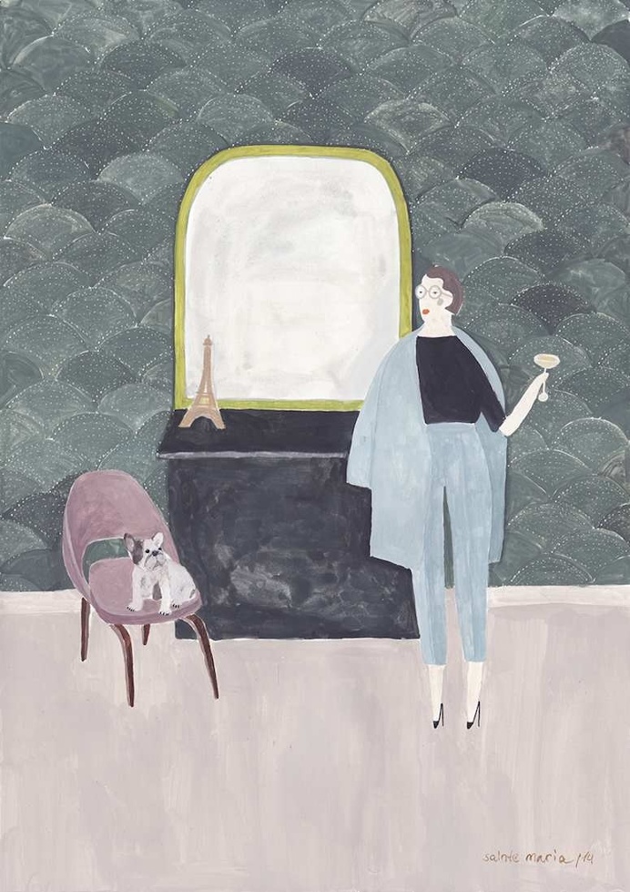 Sartorial Paintings by Sainte Maria