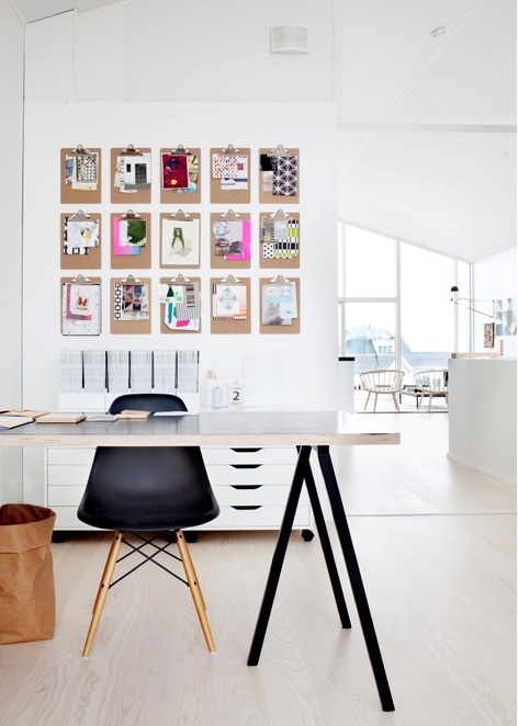 swissmiss #interior #clipboards #office #design #desk #eames