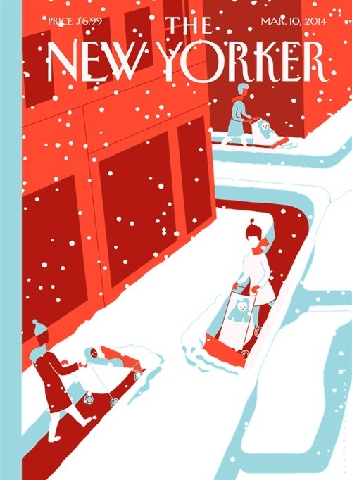this isn't happiness™ photo caption contains external link #cover #illustration #snow #magazine