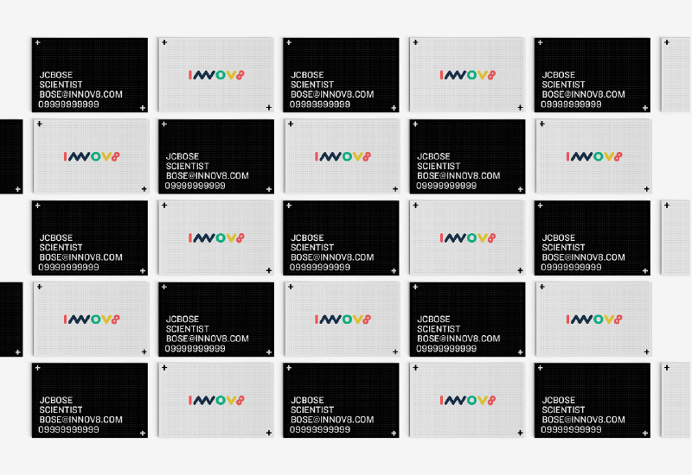 Business Card for Innov8 #startup #logotype #branding #businesscard #minimal #bold
