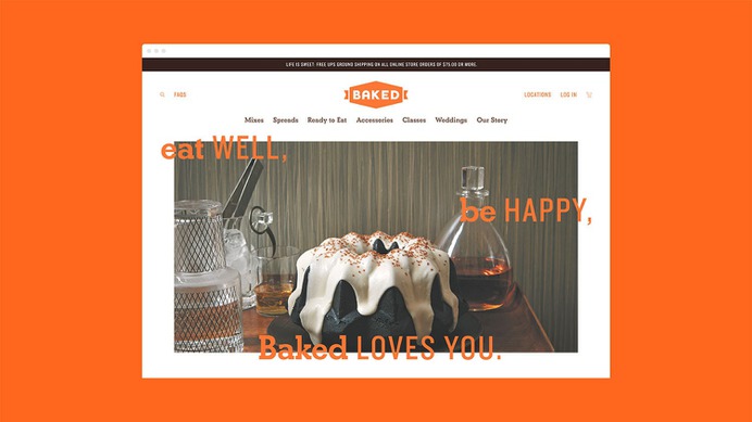 Baked - Mindsparkle Mag Hinterland is the owner of this beautiful project where tasty branding captures the maverick spirit of Baked, an artisanal bakery and cafe with locations in Brooklyn, Manhattan and Tokyo, that offers a unique take on American food with a twist. #logo #packaging #identity #branding #design #color #photography #graphic #design #gallery #blog #project #mindsparkle #mag #beautiful #portfolio #designer
