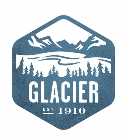 glacier #logo #stamp