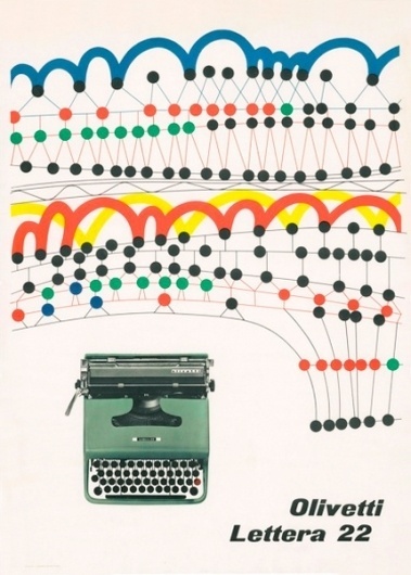 Olivetti Lettera 22 Poster | Flickr - Photo Sharing! #22 #olivetti #1956 #poster #pintori #lettra