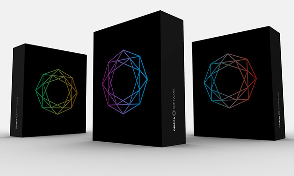Gemma Software on Behance #tech #shade #branding #packaging #diamond #design #software #book #jewel #corporate #gem #precious #identity #brand #poster #stationery #website #logo #italy #technology