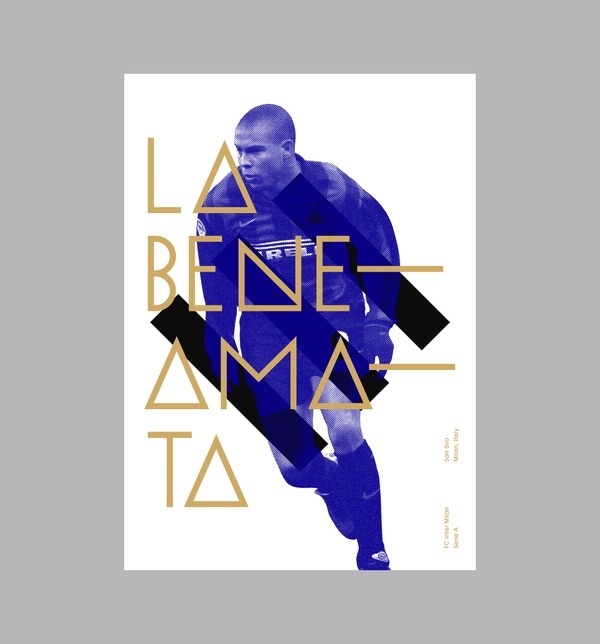 Football Trading Cards Art & Design by D. Kim #grid #poster #typography