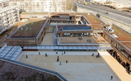 Architecture Photography: School Center Lucie Aubrac / Dietmar Feichtinger Architectes School Center Lucie Aubrac / Dietmar Feichtinger Arch #architecture