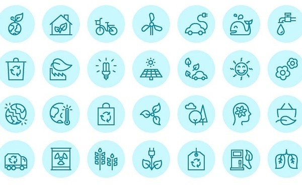 Free download: Vector Ecology icons #vector #icons