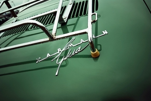All sizes | Karmann Ghia | Flickr - Photo Sharing! #automobile #typography #karmann #care #chrome #green