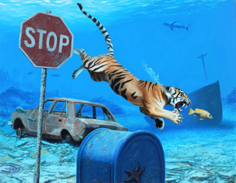 Josh Keyes | PICDIT #painting #art