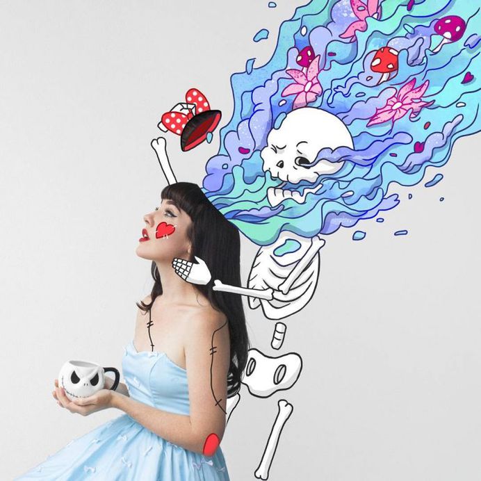 The inside of your head looks like a technicolour dream – dizzy little dotty