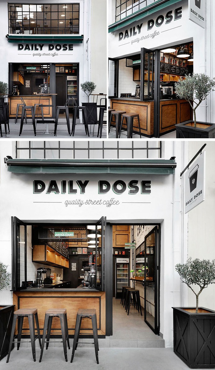 Andreas Petropoulos Has Designed A Small Takeaway Coffee Bar In Greece