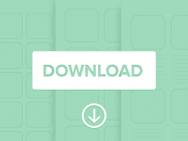 Free App Icon Templates #ux #icon #print #free #ui #app #mobile #template
