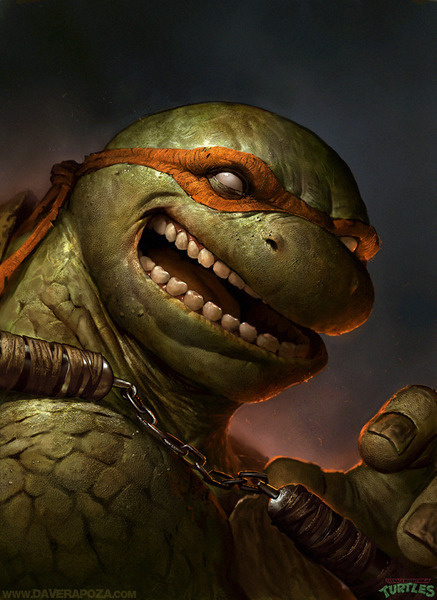 Michelangelo #digital #illustration #michelangelo #tmnt