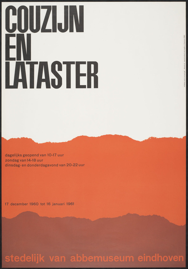 Couzijn and Lataster, designer: Crouwel, Wim #poster