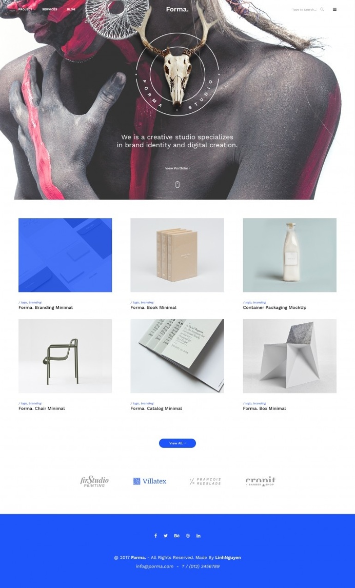 Forma – Minimal Portfolio