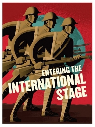 Flyer Design Goodness - A flyer and poster design blog #soldiers #war #world #illustration #1