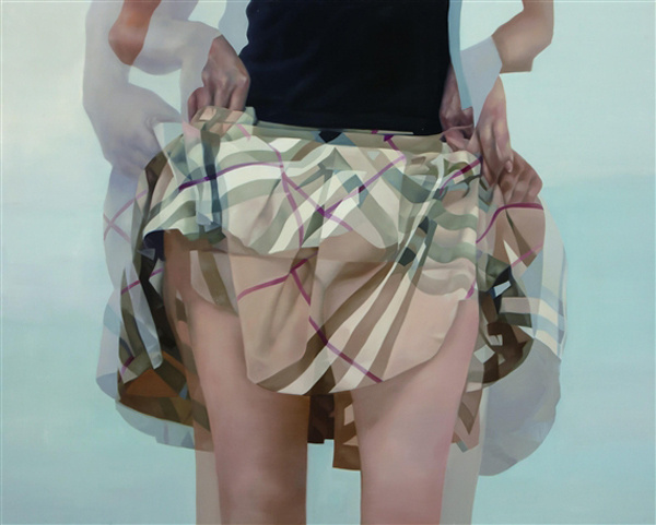 Blurry skirt. #burberry #skirt