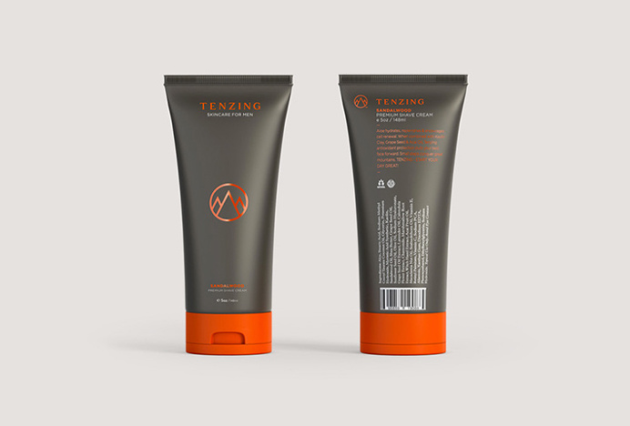 Tenzing Skincare by Mash Creative and Socio Design #packaging #tube